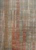 unstring by kavi red and orange wool and bamboo silk hand knotted Rug - CloseUp unstring by kavi red and orange wool and bamboo silk hand knotted Rug - CloseUp
