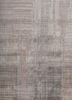 unstring by kavi grey and black wool and bamboo silk hand knotted Rug - CloseUp unstring by kavi grey and black wool and bamboo silk hand knotted Rug - CloseUp