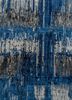 unstring by kavi blue wool and bamboo silk hand knotted Rug - CloseUp unstring by kavi blue wool and bamboo silk hand knotted Rug - CloseUp