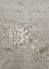unstring by kavi grey and black wool and bamboo silk hand knotted Rug - CloseUp unstring by kavi grey and black wool and bamboo silk hand knotted Rug - CloseUp