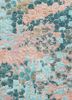 unstring by kavi pink and purple wool and bamboo silk hand knotted Rug - CloseUp