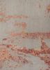 aprezo blue wool and bamboo silk hand knotted Rug - CloseUp