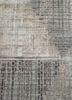unstring by kavi grey and black wool and bamboo silk hand knotted Rug - CloseUp unstring by kavi grey and black wool and bamboo silk hand knotted Rug - CloseUp