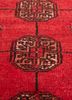 kiaan red and orange wool hand knotted Rug - CloseUp