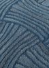 pathways blue wool hand tufted Rug - CloseUp pathways blue wool hand tufted Rug - CloseUp