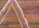 linear red and orange wool and viscose hand tufted Rug - CloseUp linear red and orange wool and viscose hand tufted Rug - CloseUp