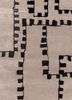 contour ivory wool and viscose hand tufted Rug - CloseUp