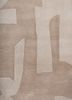 white noise ivory wool and viscose hand tufted Rug - CloseUp white noise ivory wool and viscose hand tufted Rug - CloseUp