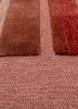 linear red and orange wool and viscose hand tufted Rug - CloseUp linear red and orange wool and viscose hand tufted Rug - CloseUp