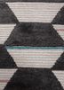 contour ivory wool and viscose hand tufted Rug - CloseUp contour ivory wool and viscose hand tufted Rug - CloseUp