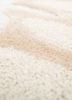hacienda ivory wool and viscose hand tufted Rug - CloseUp