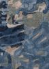 genesis blue wool and viscose hand tufted Rug - CloseUp genesis blue wool and viscose hand tufted Rug - CloseUp