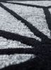 contour grey and black wool and viscose hand tufted Rug - CloseUp contour grey and black wool and viscose hand tufted Rug - CloseUp