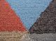 linear blue wool and viscose hand tufted Rug - CloseUp linear blue wool and viscose hand tufted Rug - CloseUp