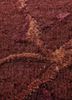 genesis red and orange wool and viscose hand tufted Rug - CloseUp