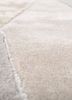 linear grey and black wool and viscose hand tufted Rug - CloseUp