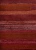 contour red and orange wool and viscose hand tufted Rug - CloseUp contour red and orange wool and viscose hand tufted Rug - CloseUp