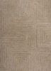 linear green wool and viscose hand tufted Rug - CloseUp linear green wool and viscose hand tufted Rug - CloseUp