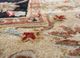 kasbah grey and black wool and viscose hand tufted Rug - CloseUp
