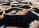 kasbah grey and black wool and viscose hand tufted Rug - CloseUp