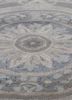 kora grey and black wool and viscose hand tufted Rug - CloseUp