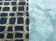 linear blue wool and viscose hand tufted Rug - CloseUp linear blue wool and viscose hand tufted Rug - CloseUp