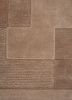 linear beige and brown wool and viscose hand tufted Rug - CloseUp linear beige and brown wool and viscose hand tufted Rug - CloseUp