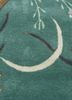 bodhi green wool and viscose hand tufted Rug - CloseUp