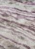 genesis grey and black viscose hand tufted Rug - CloseUp