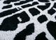 contour grey and black wool hand tufted Rug - CloseUp contour grey and black wool hand tufted Rug - CloseUp