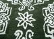 imara green wool hand tufted Rug - CloseUp