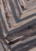 genesis blue wool and viscose hand tufted Rug - CloseUp