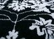 imara grey and black wool and viscose hand tufted Rug - CloseUp