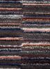 linear beige and brown wool and viscose hand tufted Rug - CloseUp linear beige and brown wool and viscose hand tufted Rug - CloseUp