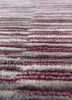 linear pink and purple wool and viscose hand tufted Rug - CloseUp linear pink and purple wool and viscose hand tufted Rug - CloseUp