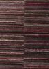 linear grey and black wool and viscose hand tufted Rug - CloseUp linear grey and black wool and viscose hand tufted Rug - CloseUp