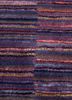 linear pink and purple wool and viscose hand tufted Rug - CloseUp