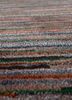 linear beige and brown wool and viscose hand tufted Rug - CloseUp linear beige and brown wool and viscose hand tufted Rug - CloseUp