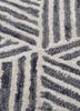 pathways grey and black wool hand tufted Rug - CloseUp pathways grey and black wool hand tufted Rug - CloseUp