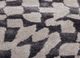 linear grey and black wool and viscose hand tufted Rug - CloseUp linear grey and black wool and viscose hand tufted Rug - CloseUp