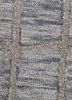 pathways grey and black wool and viscose hand tufted Rug - CloseUp