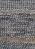 pathways grey and black wool and viscose hand tufted Rug - CloseUp