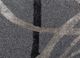 linear grey and black wool and viscose hand tufted Rug - CloseUp linear grey and black wool and viscose hand tufted Rug - CloseUp