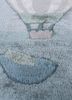 confetti blue wool and viscose hand tufted Rug - CloseUp confetti blue wool and viscose hand tufted Rug - CloseUp