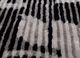 hacienda grey and black wool and viscose hand tufted Rug - CloseUp