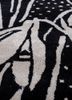 hacienda grey and black wool and viscose hand tufted Rug - CloseUp hacienda grey and black wool and viscose hand tufted Rug - CloseUp