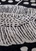 hacienda grey and black wool and viscose hand tufted Rug - CloseUp hacienda grey and black wool and viscose hand tufted Rug - CloseUp