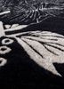 hacienda grey and black wool and viscose hand tufted Rug - CloseUp hacienda grey and black wool and viscose hand tufted Rug - CloseUp