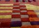 come around red and orange wool and viscose hand tufted Rug - CloseUp come around red and orange wool and viscose hand tufted Rug - CloseUp