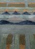 confetti blue wool and viscose hand tufted Rug - CloseUp confetti blue wool and viscose hand tufted Rug - CloseUp
